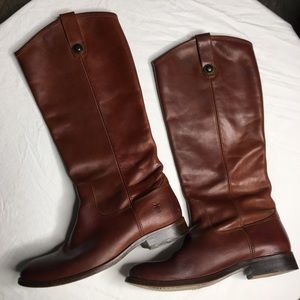 FRYE Riding Boots 7.5 Melissa Button 2 Leather